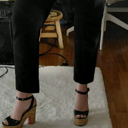 Benetton Pants Alpha Line Black Fabric like new size 48