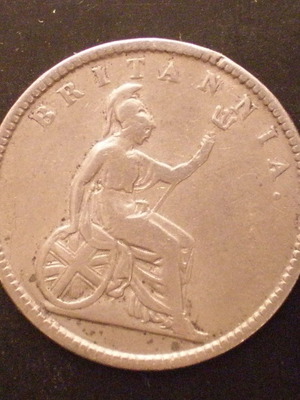 Ionian State coin 30 lepta 1851 in VF condition
