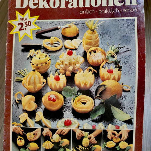 Food Decoration Booklet used in German