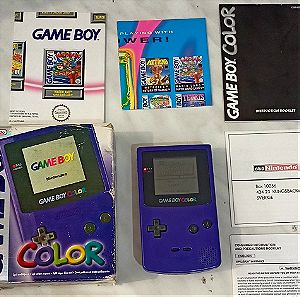Nintendo Gameboy color ΣΤΟ ΚΟΥΤΙ ΤΟΥ, κομπλε, αριστη κατασταση, για συλλεκτη