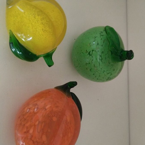 Decorative Murano glass fruits new