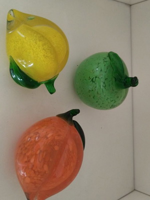 Decorative Murano glass fruits new