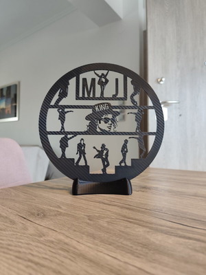 Michael Jackson 3D printed διακοσμητικό stand καινούργιο