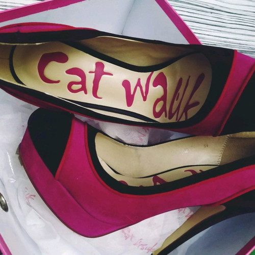 Cat walk pumps new, multicolor, narrow fit