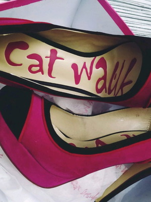 Cat walk pumps new, multicolor, narrow fit