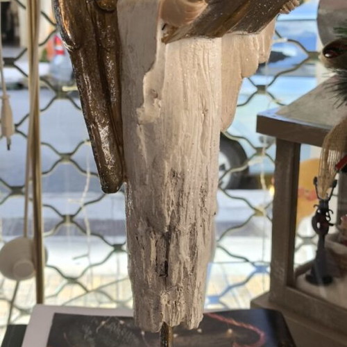 Christmas angel tabletop 40cm polyresin new