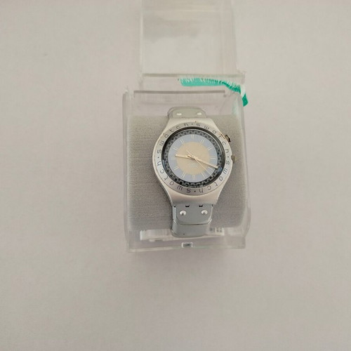Swatch Irony watch used, not working, gray