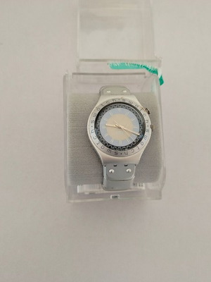 Swatch Irony watch used, not working, gray