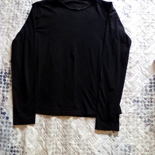 Thin blouse used, size S, black