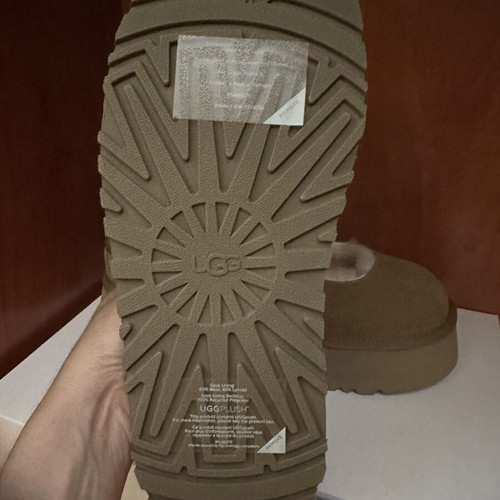 Ugg ankle boots, beige, size 38