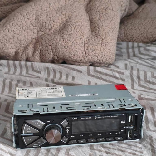 Osio 1DIN Car Stereo Used with Bluetooth and USB