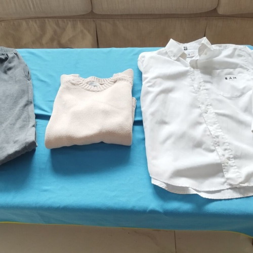Kids clothing pack No 6 with Sam shirt, Zara sweater and joggers like new