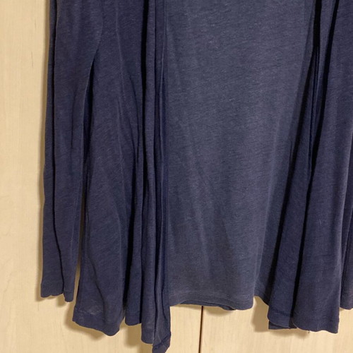 Zara organic cotton set with tank top and cardigan like new, blue