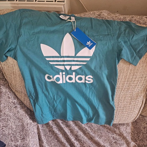 Adidas εφηβικό μπλουζάκι καινούργιο, small, τιρκουάζ