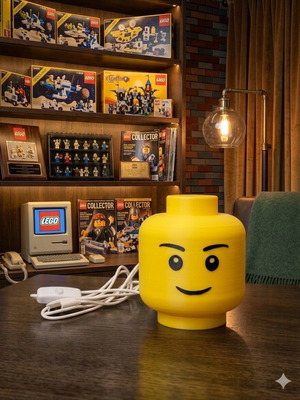 LED lamp LEGO made to order with USB A and on-off switch