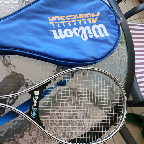 Wilson Rally tennis racket used in fair condition