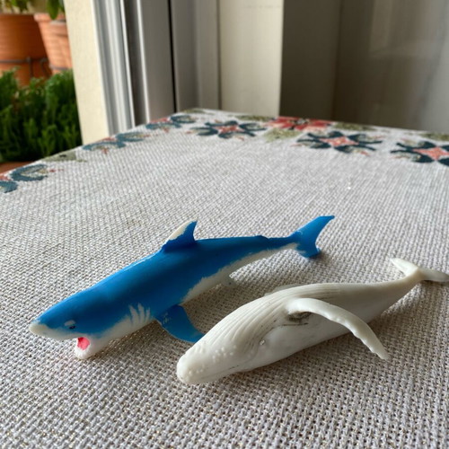 Silicone beach and pool animals set of 5 like new