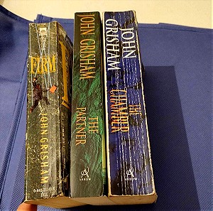 Πακέτο Tρία βιβλία του John Grisham (ξενόγλωσσα στα Αγγλικά)