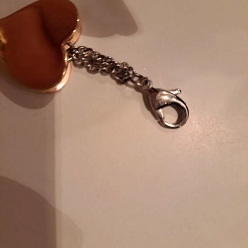 Visetti women's bracelet like new, silver with rose gold hearts