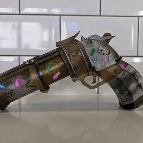 Arcane Jinx cosplay weapon new, hand-painted