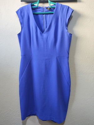 H&M sleeveless midi dress No44, blue