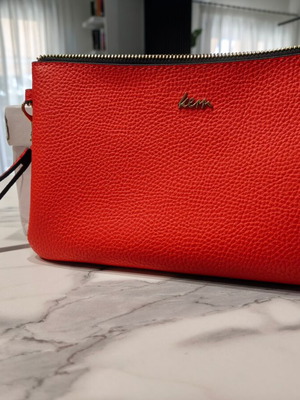 KEM Wallet orange like new, can be used as a pouch