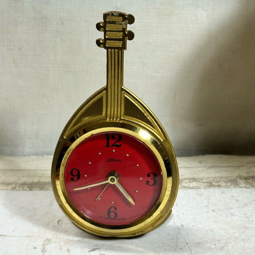 Retro alarm clock used in mandolin shape Atlanta from West Germany