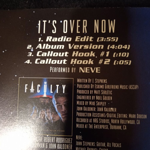 The Faculty single used