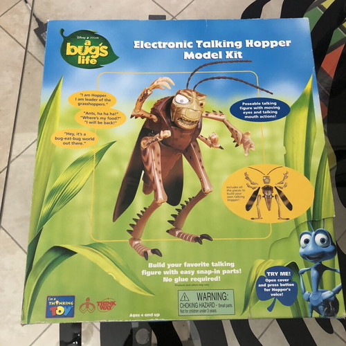 Hopper from A Bug’s Life Electronic Talking Model Kit 12” Figure new