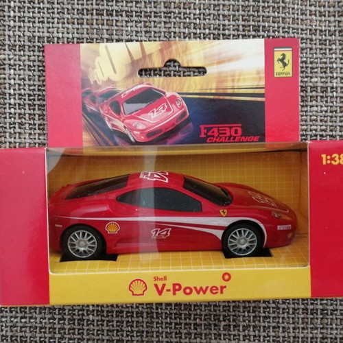 Ferrari 1:38 collectible toy cars new, Exclusive Shell V-Power Club set of 8