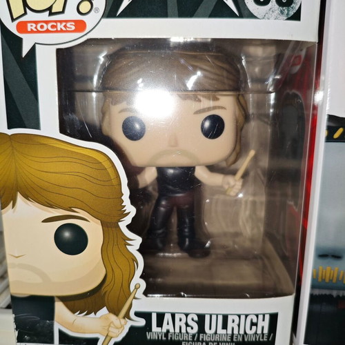 Funko Pop Metallica #58 Lars Ulrich new