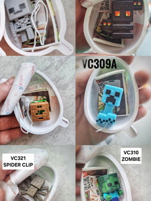 Σετ παιχνιδιών Minecraft x Kinder JOY 6 τεμάχια καινούργια