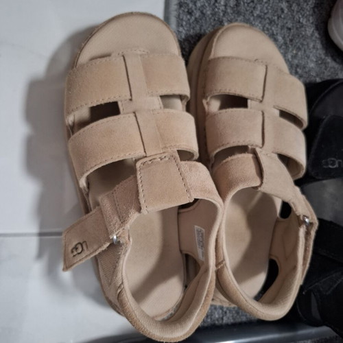 Ugg sandals size 36 beige like new