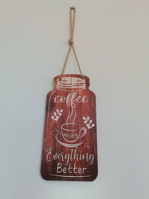 Wooden hanging decoration like new