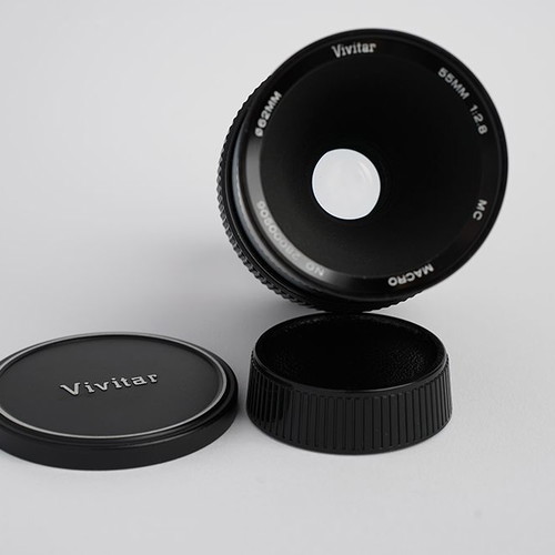 Vivitar FD 55mm 2.8 MC Macro Lens used for OM system