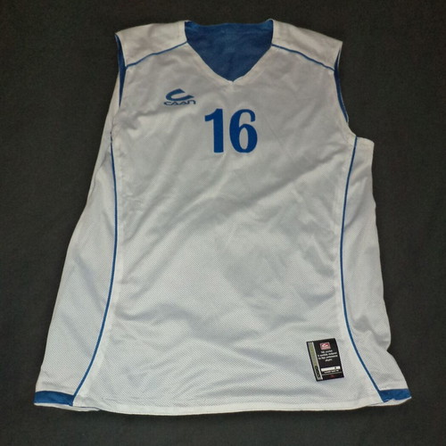 Caan Basketball Uniform Double Face, shirt XL, shorts L, blue white