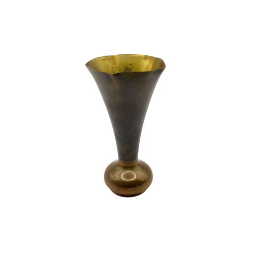Vintage copper vase Daalderop Tiel used, Holland 1950–1970