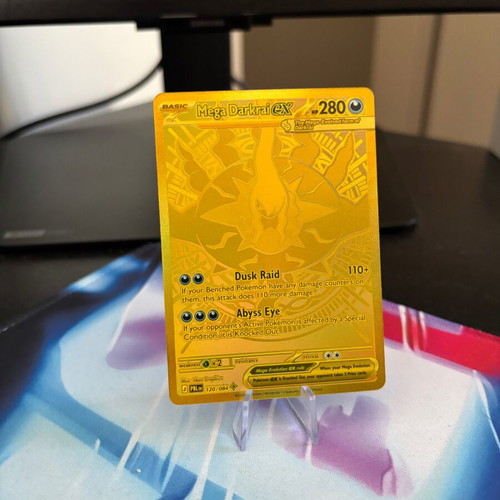 Pokemon Mega Darkrai ex #120/084 ME05: Pitch Black card like new