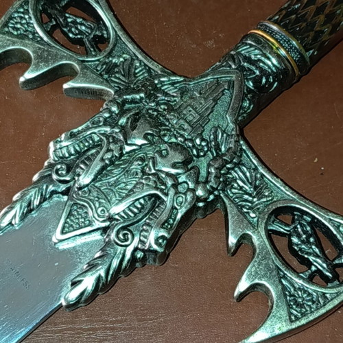 Decorative Gothic Sword stainless, like new