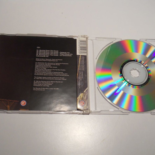 Tom Jones and The Cardigans Burning Down The House CD used, electronic