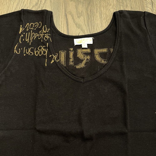 Wisch T-shirt like new, dark brown, size M