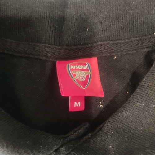 Arsenal polo used, black, size Medium, collectible from England