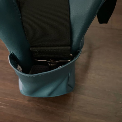 Moleskine Leather Laptop Bag Blue Like New