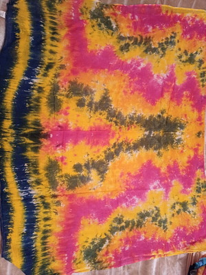 Cotton scarf printed new, multicolor 1.08×1.74