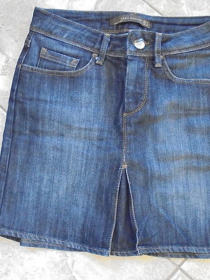 Zara φούστα jean-denim μέγεθος 34 (XS) σαν καινούργια, μπλε