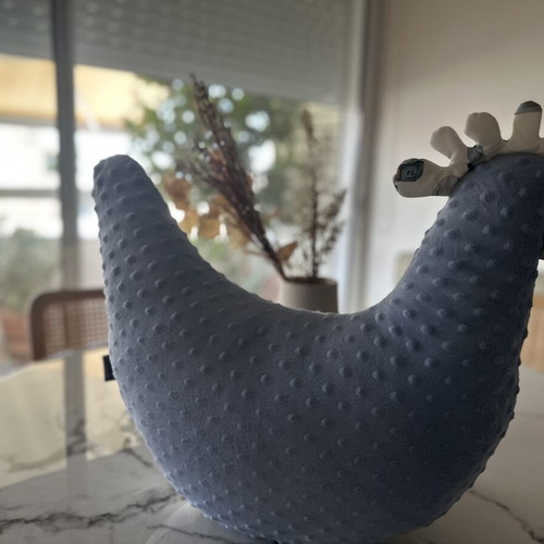KURA LITTLE SAVANNAH wild blue pillow by La Millou