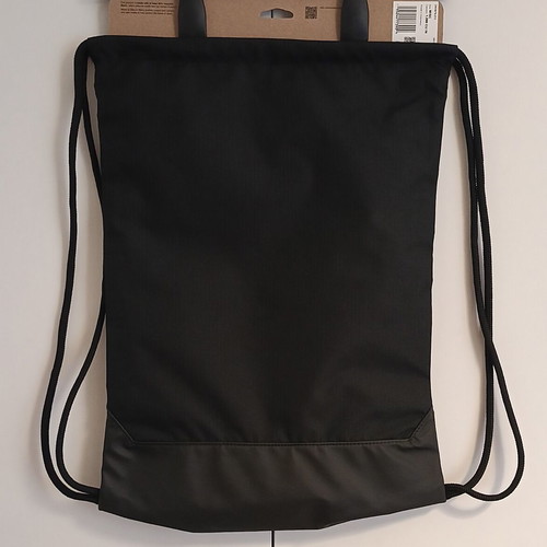 Nike sports bag new, black with white logo, polyester