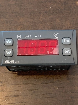 ELIWELL IC915 temperature controller used