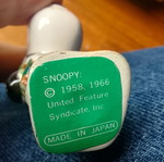 Snoopy collectible ceramic.