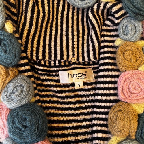 Hoss Intropia cardigan wool used, multicolor with flowers